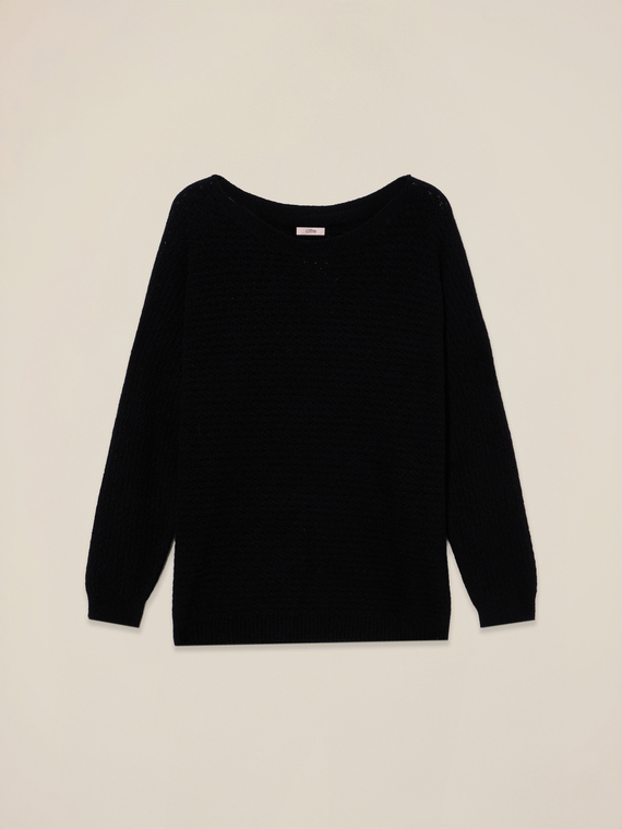 Maglia misto viscosa lavorazione traforata