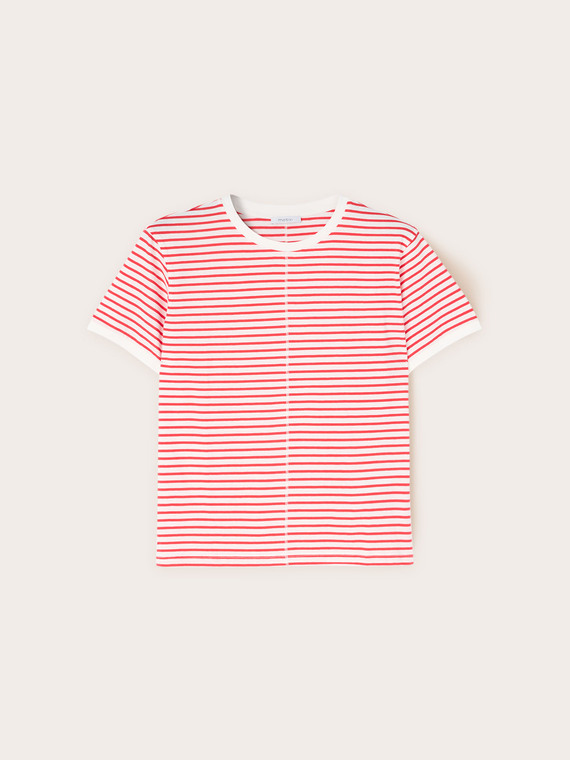 T-shirt in cotone a righe
