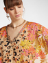 Bedruckter und bestickter Kaftan image number 4