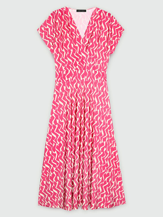 Robe longue imprimée