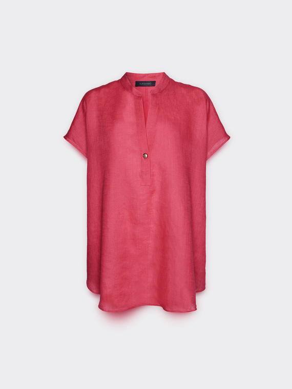 Kimonobluse aus Leinen