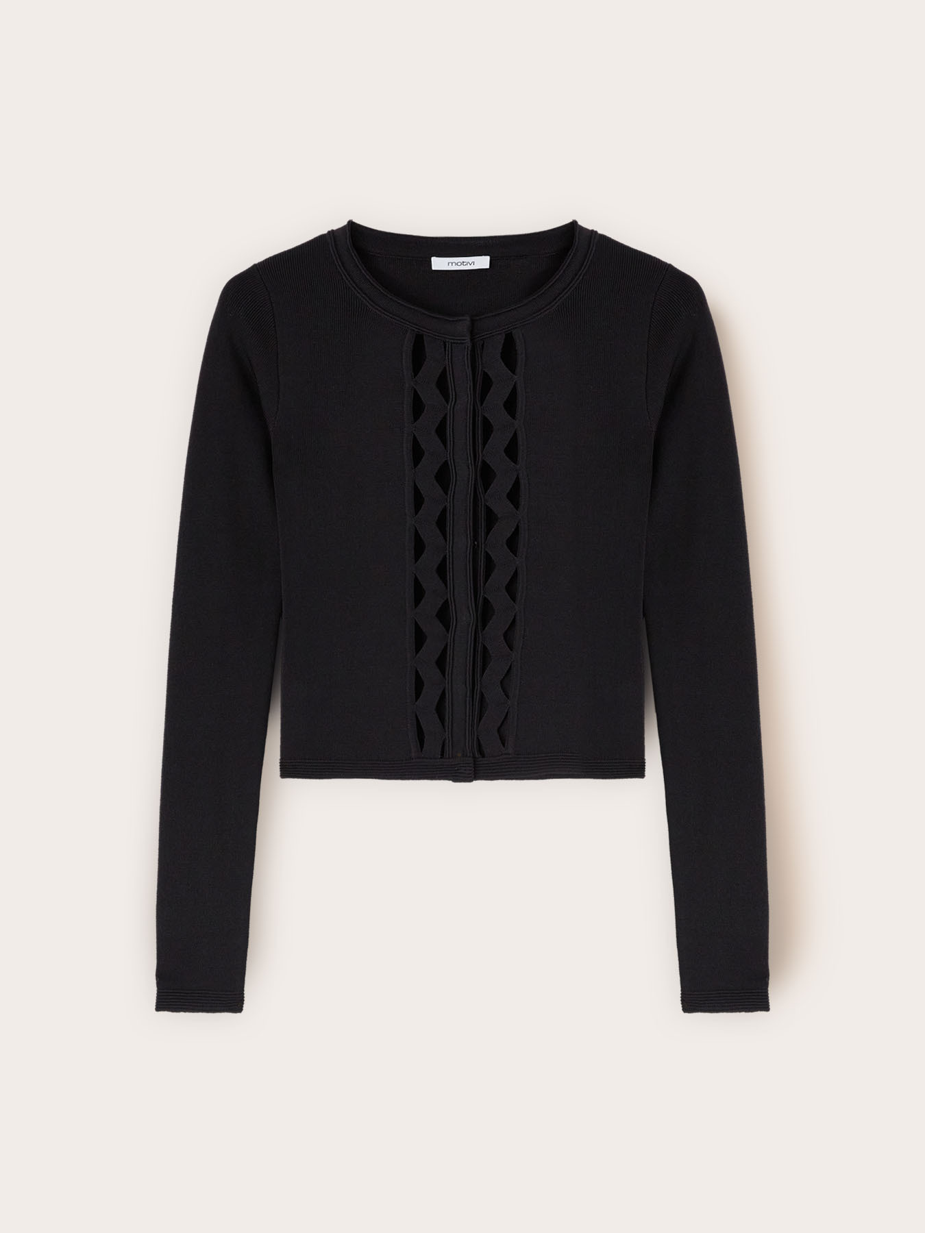 Strickjacke mit Cut-out image number 5