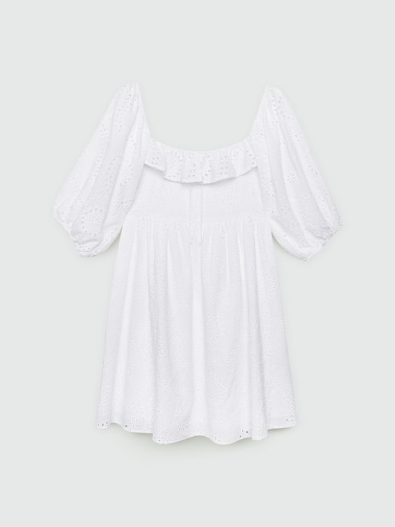 Short broderie anglaise dress