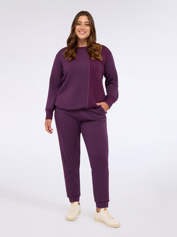 Jogger-Hose aus Scuba-Stoff