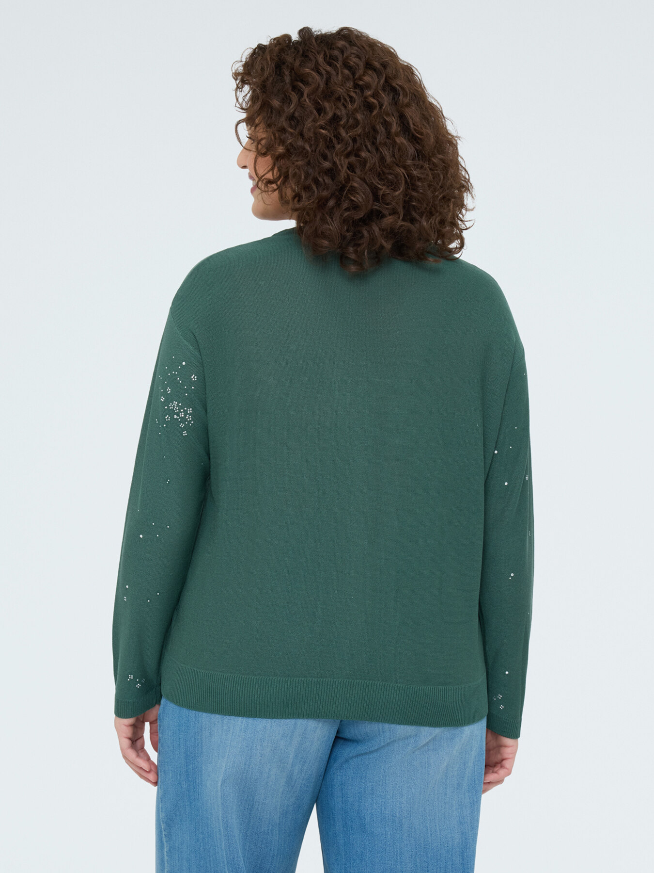 Cardigan with luminous appliqu&eacute;s image number 1