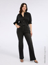 Dark grey wash flare jeans image number 0