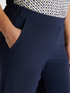 Pantaloni cropped ampi in jersey image number 3