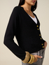 V-neck cardigan in viscose blend image number 2