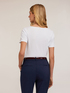Camiseta con escote bordado image number 1