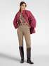 Pull-on jacquard jeggings image number 0