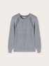Raglanpullover mit Steinstickerei image number 4