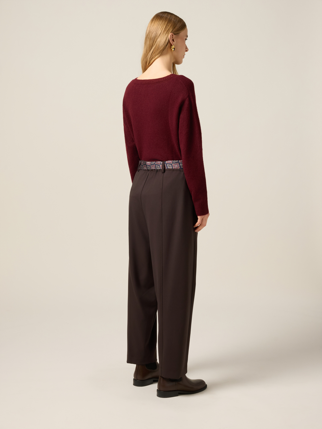 Pantaloni con cintura a cravatta image number 1