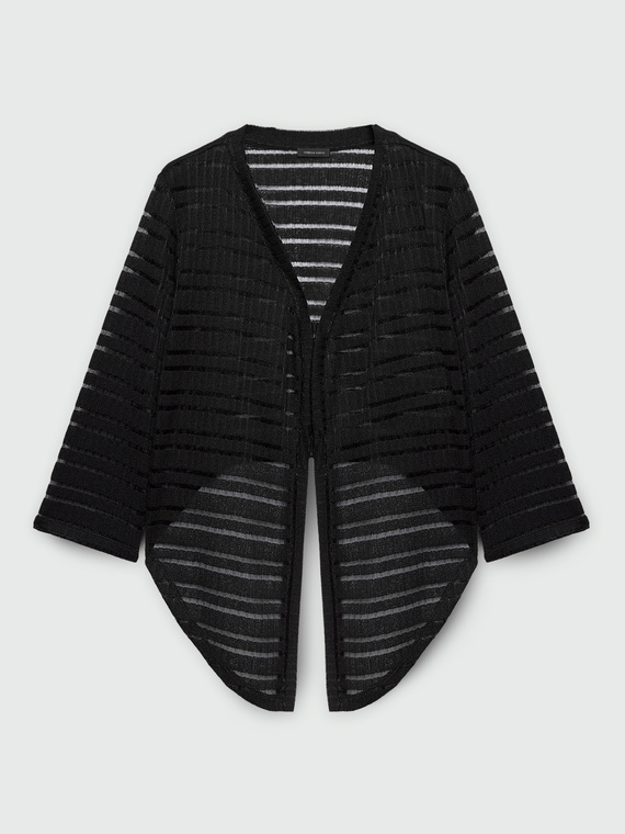 Striped shrug