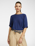 Camisola com mangas curtas de viscose image number 0