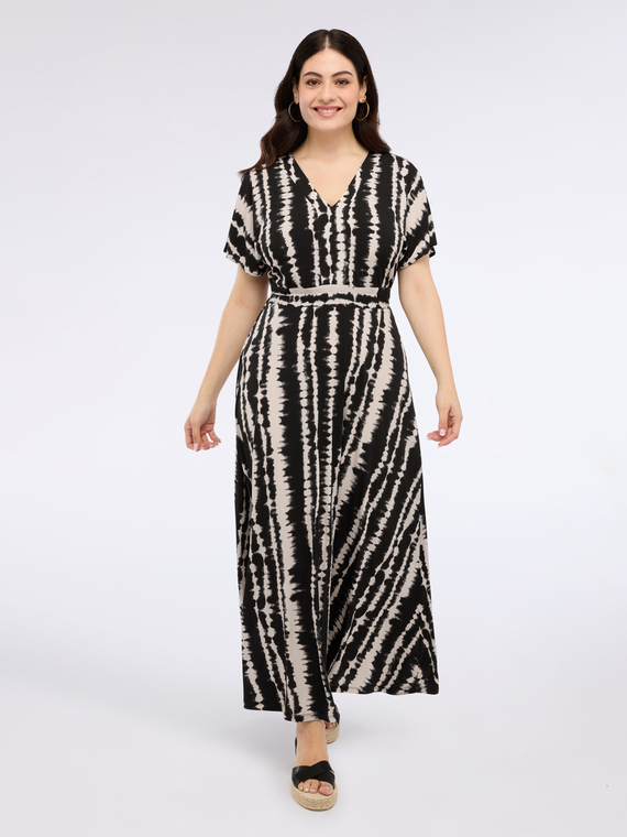 Robe longue imprimée