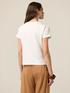 Cotton T-shirt with print and appliqués image number 1