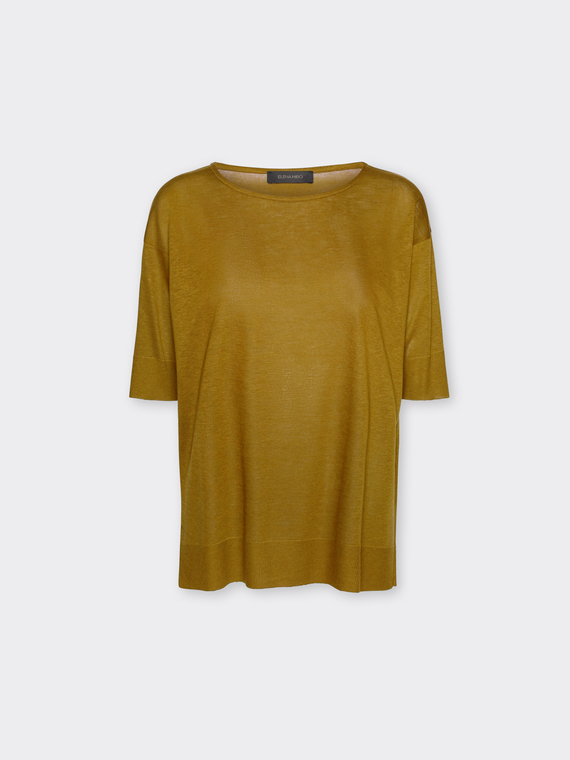 T-Shirt aus Lyocell-Mischgarn