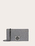 Glittery Coated Fabric Wallet Bag image number 0