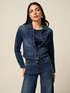 Jeansjacke mit Schmuck-Patches image number 0
