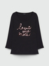 Besticktes T-Shirt aus Viskose LENZING™ ECOVERO™ image number 4