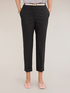 Cropped cotton blend trousers image number 2