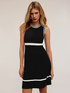 Zweifarbiges Strickkleid image number 2