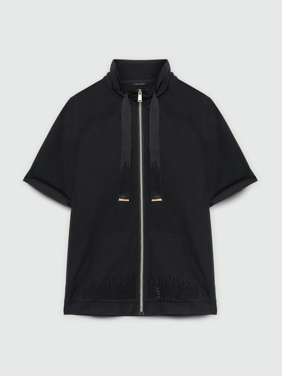 Sweatshirt mit kurzen Ärmeln