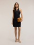 Vestito linea ad A misto lino image number 0