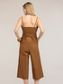 Jumpsuit aus Popeline mit G&uuml;rtel und Palazzo-Bein image number 1
