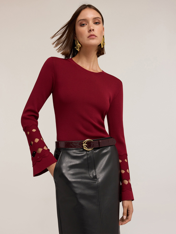 Top with cut-out