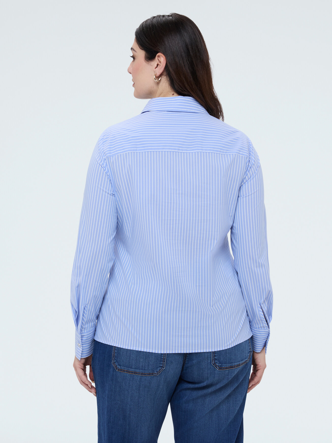 Striped cotton shirt image number 1