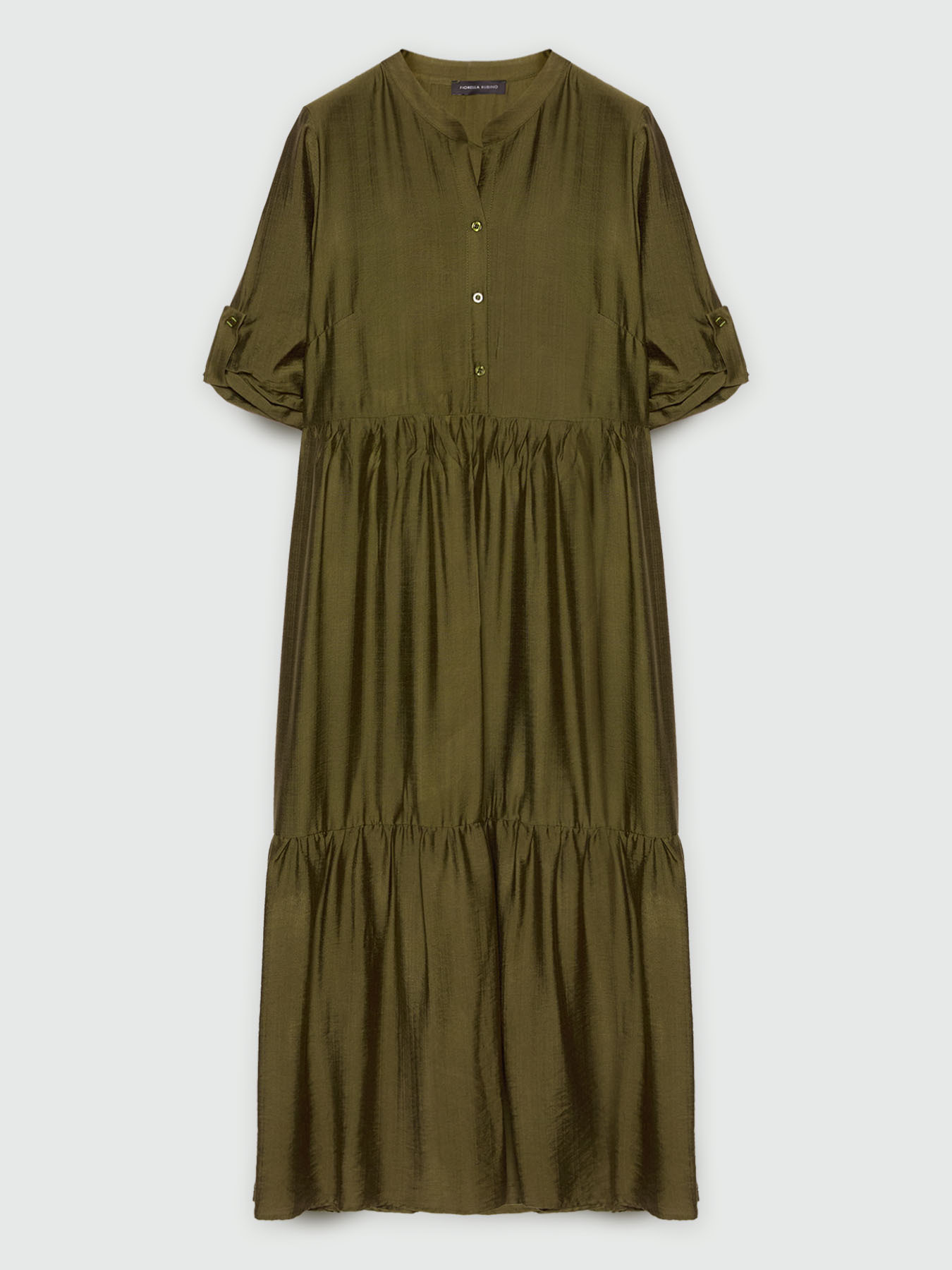 Long flounced dress image number 0