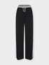 Pantalon palazzo m&eacute;lange viscose image number 4