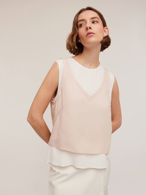 Double-layered tank top