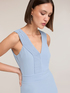 Long dress in georgette image number 3