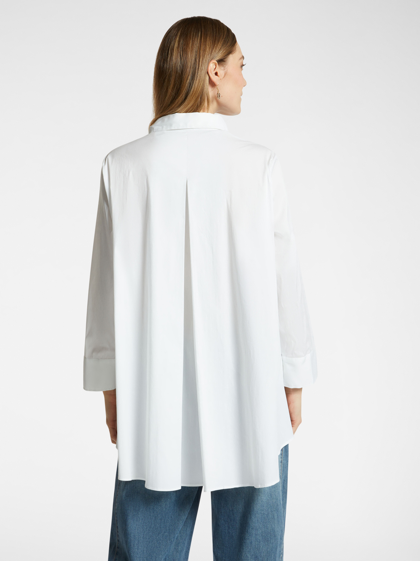 Loose poplin shirt image number 1