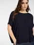 Boxy cotton and modal top image number 3