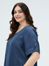 Kurzes Kleid aus Tencel&trade;-Denim image number 3