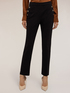 Regular trousers with eyelet pattern image number 2