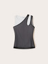Jersey top with tulle tank top image number 4