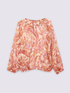 Blusa stampa paisley con laccetti image number 4