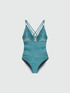 Tummy control one-piece swimsuit image number 7