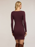 Knit tube dress with sweetheart neckline image number 1