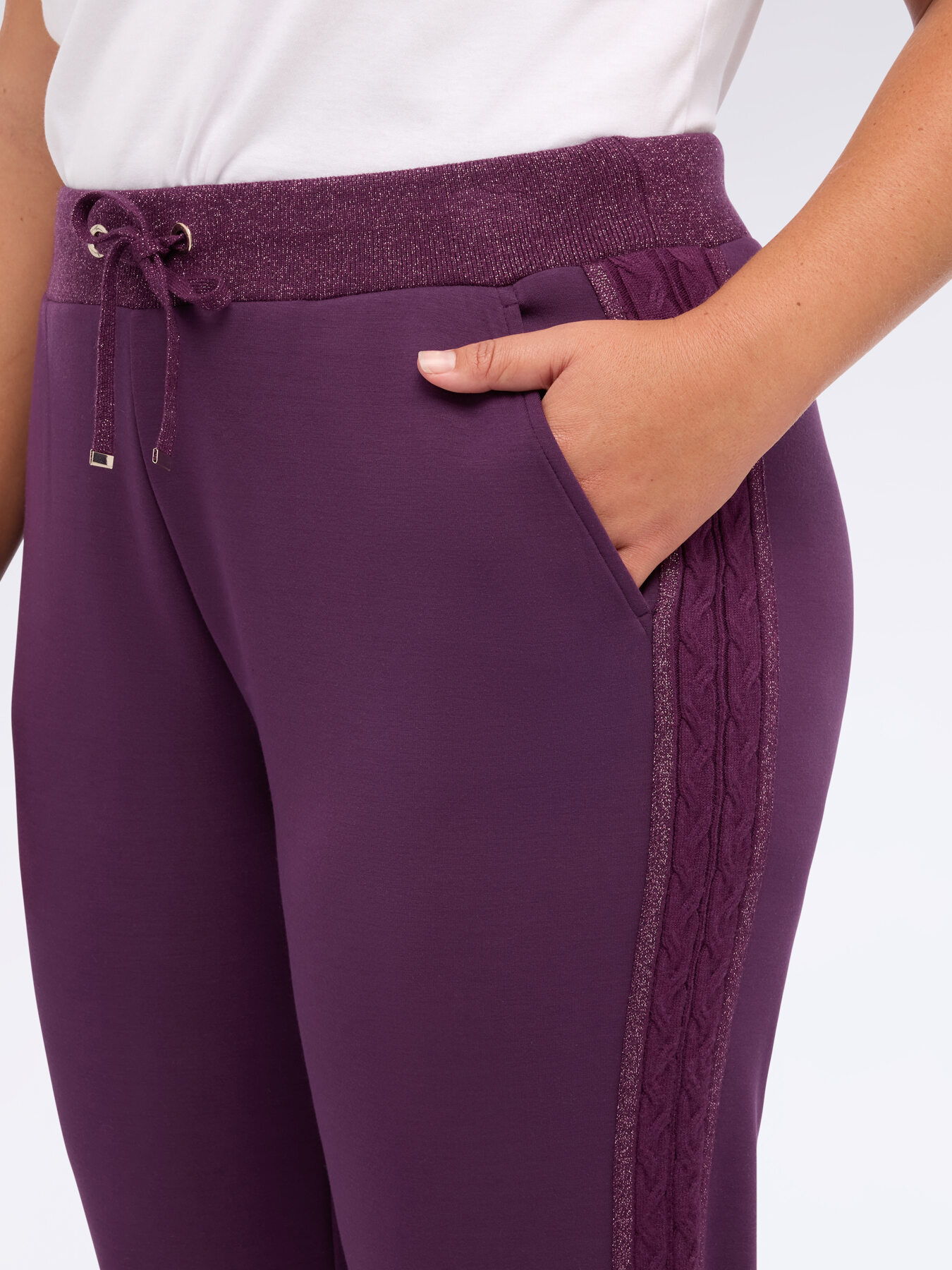 Jogger Pants in scuba fabric image number 3