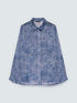 Camicia in creponne con stampa lettering image number 4
