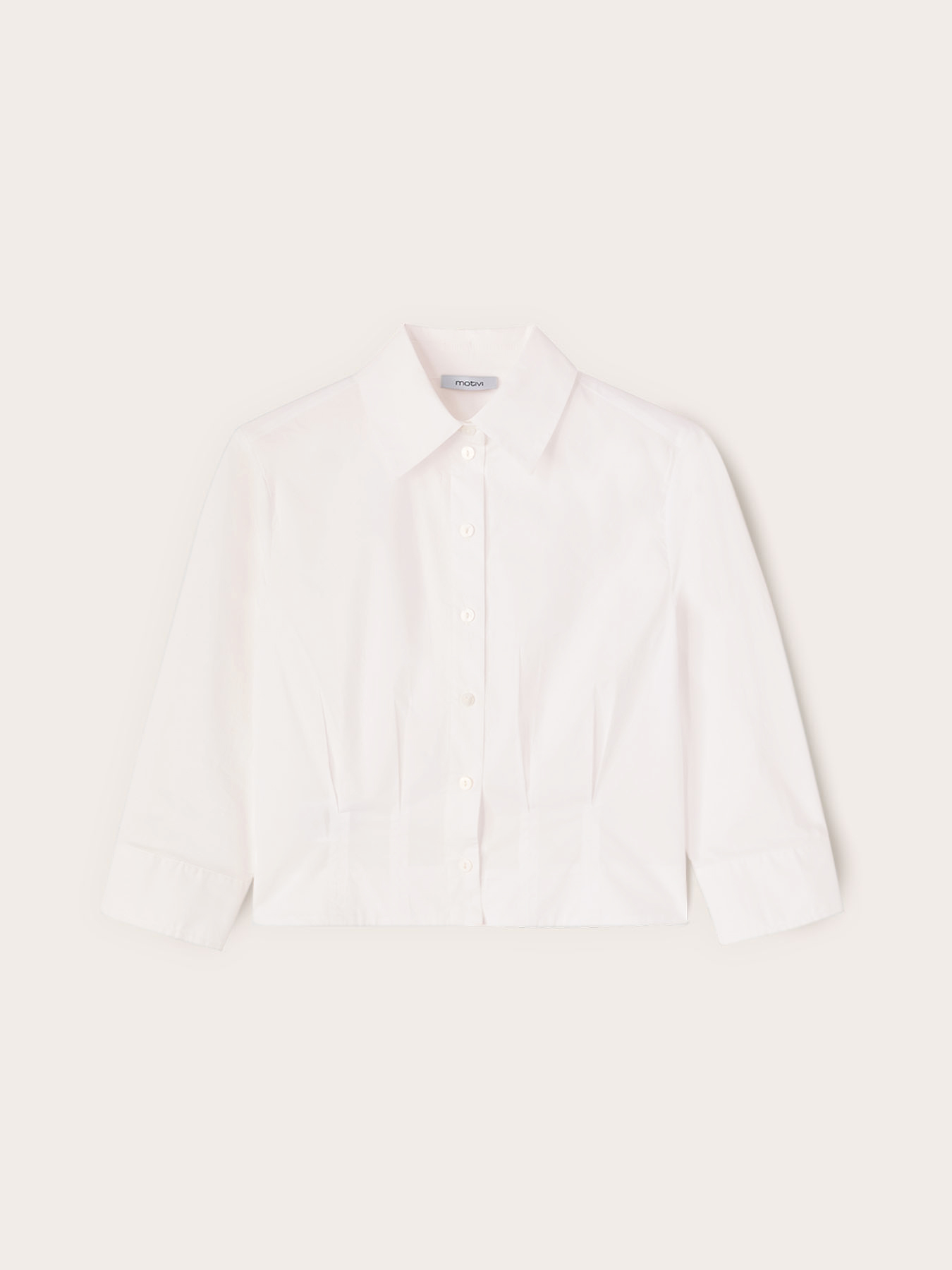 Boxy poplin shirt image number 4