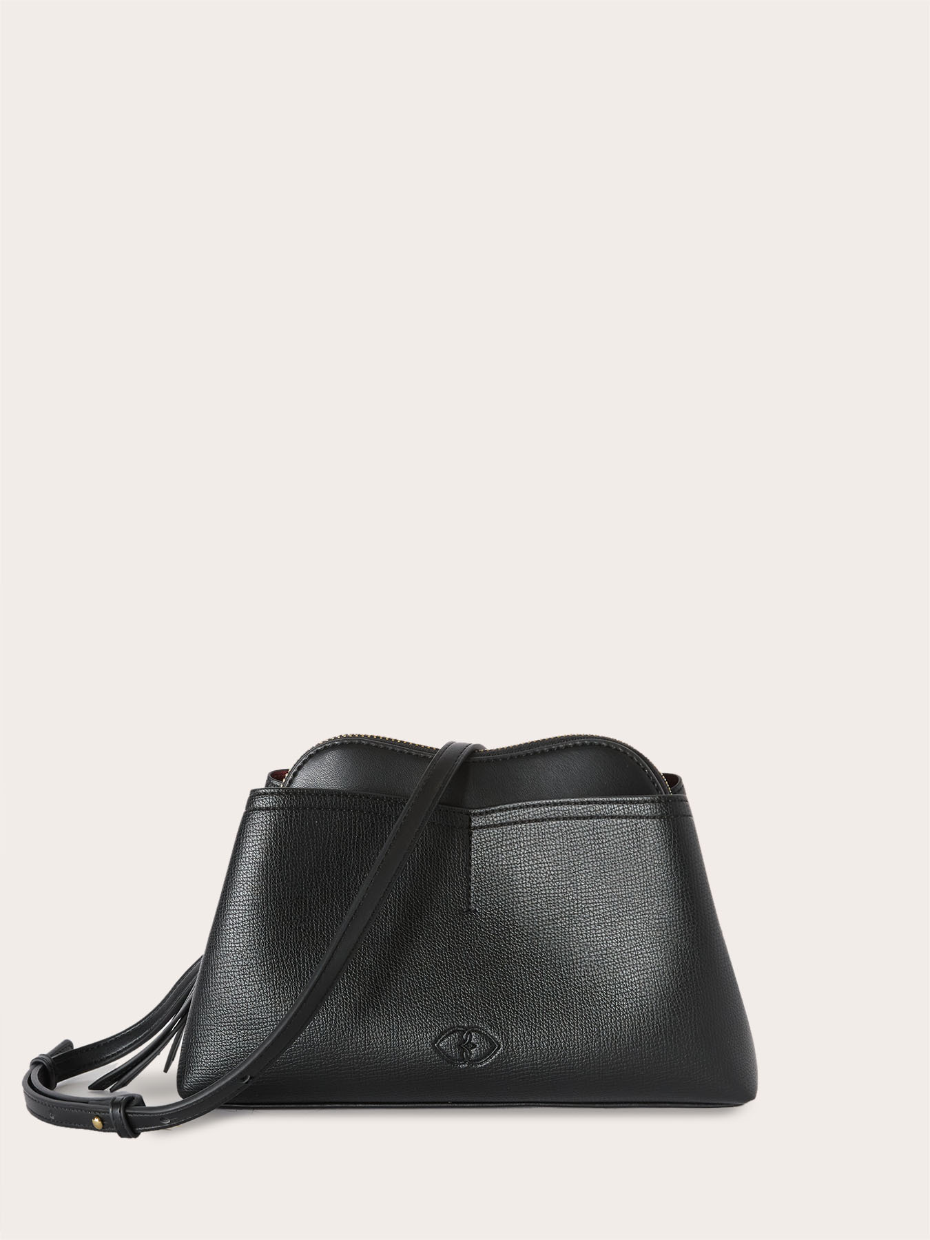 Coated fabric shoulder bag image number 1