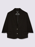 Blazer in punto Milano con manica 3/4 image number 5