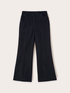 Pantalon à jambe large en lin mélangé image number 3