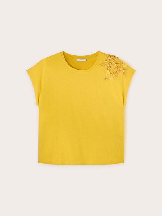 T-shirt avec patch brodé